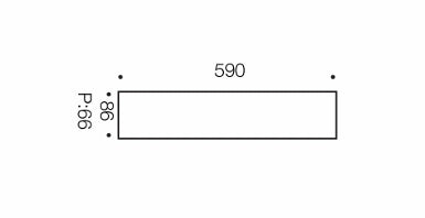 MARINA 18W 5000K Batten Ceiling Light - Frost