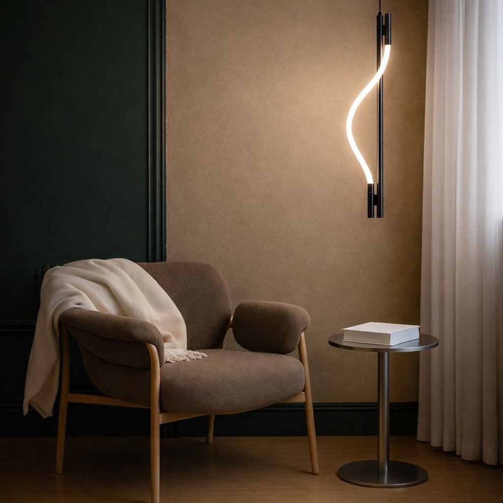 TAFT 75CM LED Pendant Light - Gun Metal