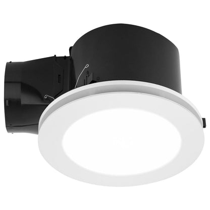 Turboline 300 Round Exhaust Fan with CCT LED - White