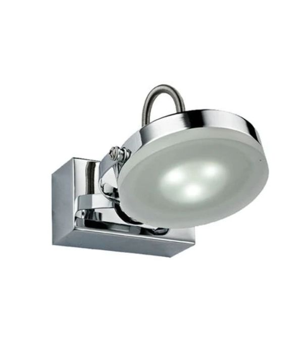SEATTLE: City Series LED Interior Single Adjustable Chrome Wall Light - 1 Light