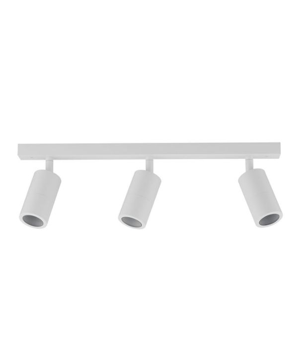GU10 Exterior Adjustable Head Bar Lights (White) IP44 - 3 Bar
