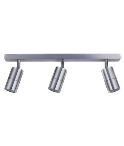 GU10 Exterior Adjustable Head Bar Lights (Titanium) IP44 - 3 Bar