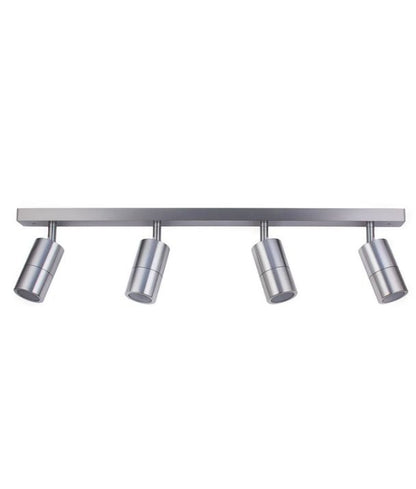 GU10 Exterior Adjustable Head Bar Lights (Titanium) IP44 - 4 Bar