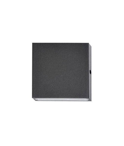 PDL: LED Exterior Wall Square Pillar 1-Way Down Lights IP65 - Black