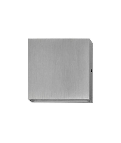 PDL: LED Exterior Wall Square Pillar 1-Way Down Lights IP65 - Stainless Steel
