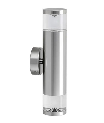 PHARE: GU10 Exterior Wall Pillar Light (Aluminium Titanium) IP65