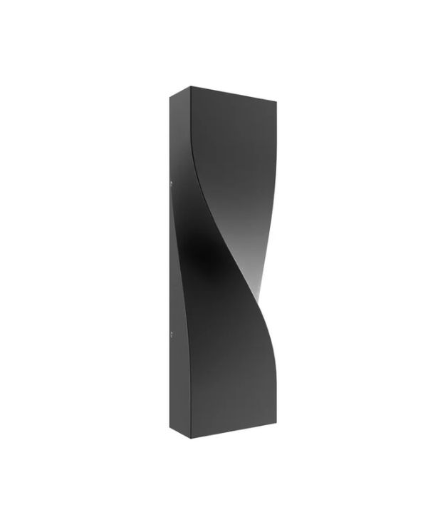 GIROTRI: Exterior LED Tri-CCT Surface Mounted Up/Down Twist Wall Lights IP65 - Dark Grey