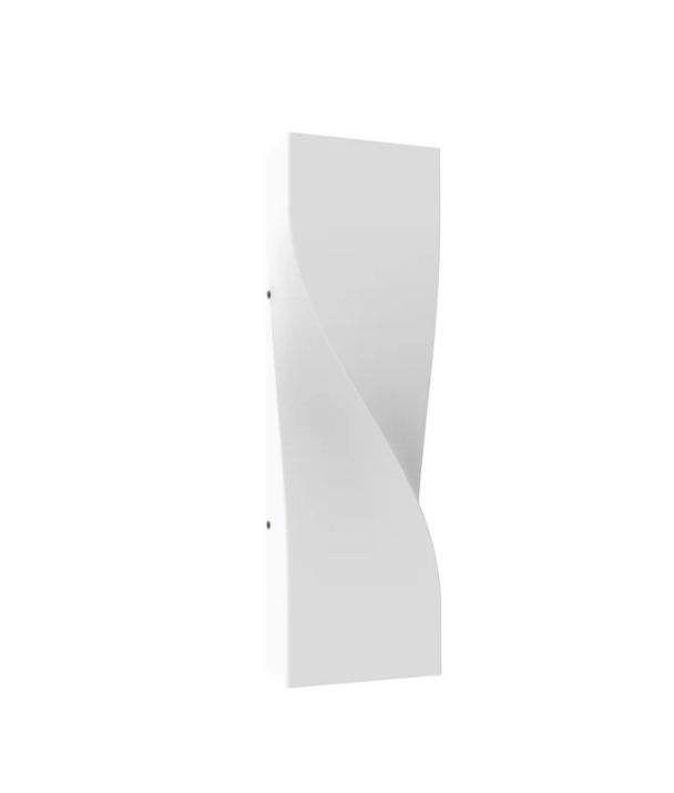 GIROTRI: Exterior LED Tri-CCT Surface Mounted Up/Down Twist Wall Lights IP65 - White