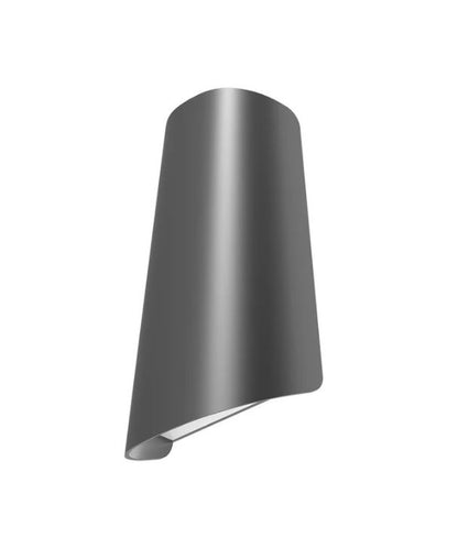 BESTRI: LED Tri-CCT Exterior Surface Mounted Cone Up/Down Wall Light IP65 - Dark Grey