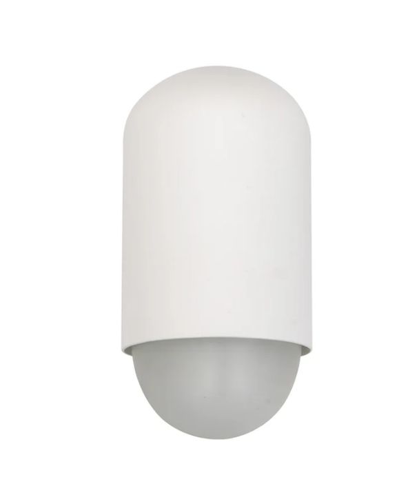 MAGNUM: Exterior Oval Surface Mounted Wall Lights IP44 - White