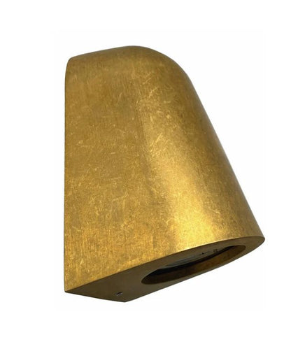 TORQUE: Exterior MR16 Antique Brass Surface Mounted Cone Wall Lights IP65