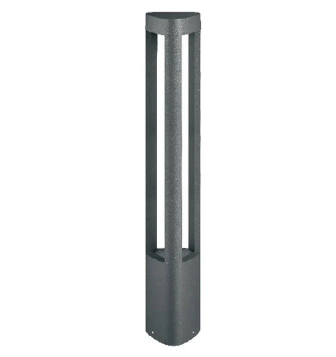 LED Surface Mounted Grey Bollard Lights IP54 - 3 Sections