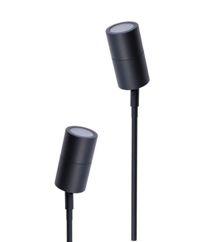 MR16 Single Adjustable Head Garden Spike Lights IP65 - Black