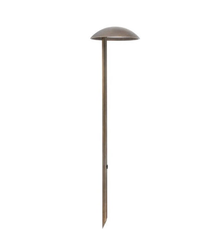 MESTOLO: Exterior 12V LED Garden Fixed Anti-Glare Spike Lights IP65 - Aged Brass