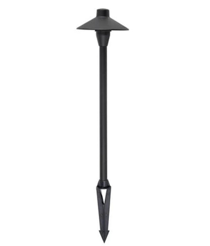 COOLIE: Exterior Coolie Rustic Brass / Matte Black Spike Lights IP54 - Matte Black (Aluminium)