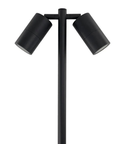 MR16 Garden Spike Lights Double Adjustable IP65 - Black