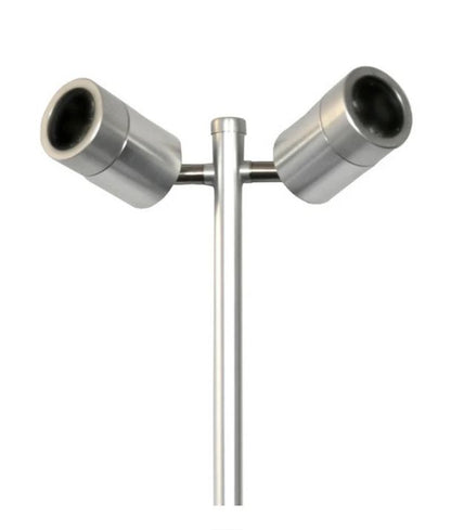 MR16 Garden Spike Lights Double Adjustable IP65 - Stainless Steel 316 Grade