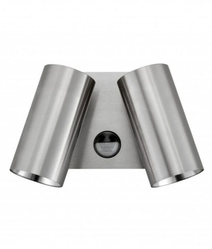 SEC Exterior LED Tri-CCT Double Adjustable Sensor Wall Pillar Light - Titanium