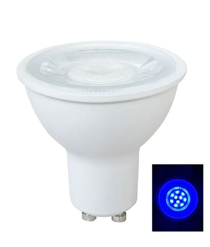 GU10 LED Coloured Globes (5W) - Blue