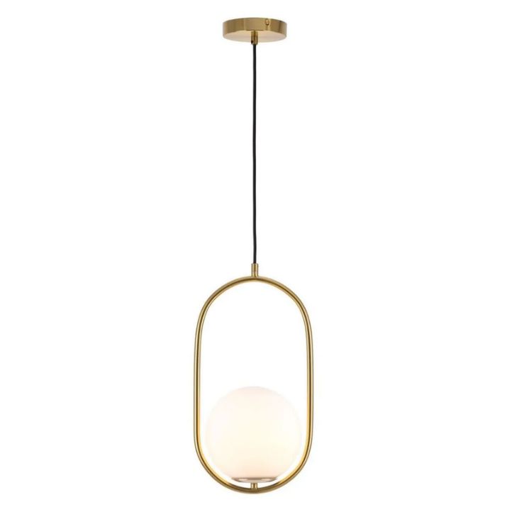 Ava 1Lt Pendant Light - Brass