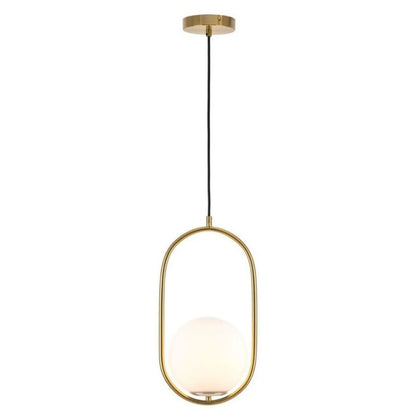 Ava 1Lt Pendant Light - Brass