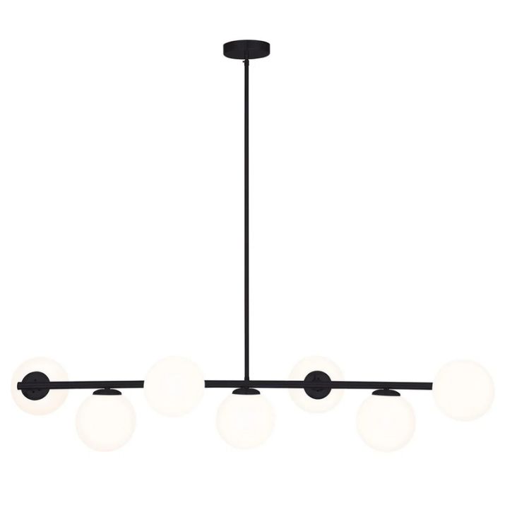 Preston 7Lt Light Pendant - Black