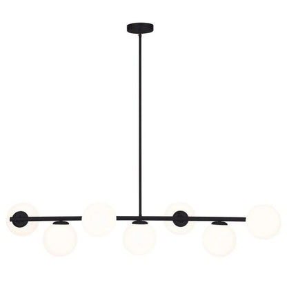 Preston 7Lt Light Pendant - Black