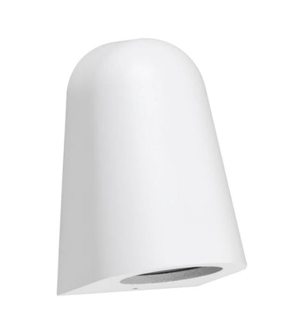 TORQUE: Exterior MR16 Matte White Surface Mounted Cone Wall Lights IP65