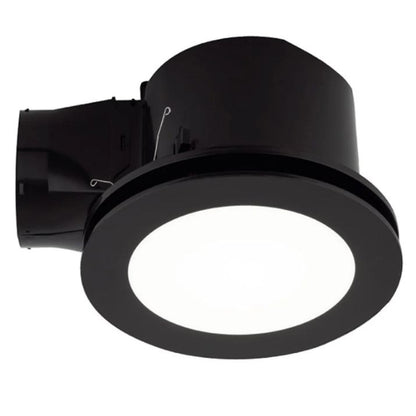Turboline 300 Round Exhaust Fan with CCT LED - Black