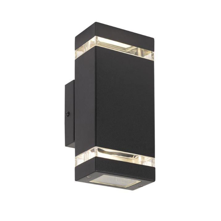 DIXON Up-Down Exterior Wall Light - Black