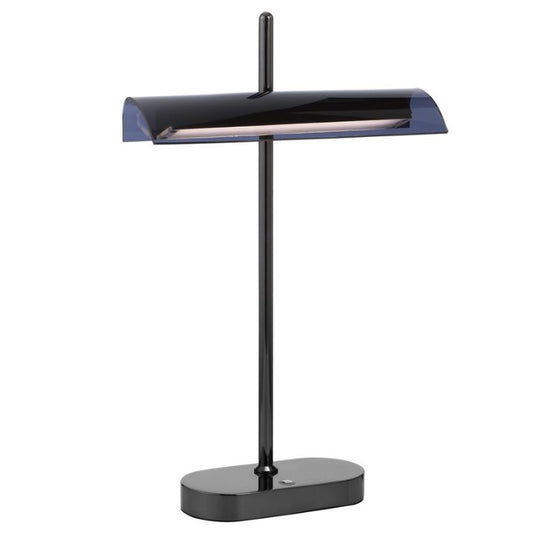 LYMAN Table Lamp - Gun Metal/Smoke