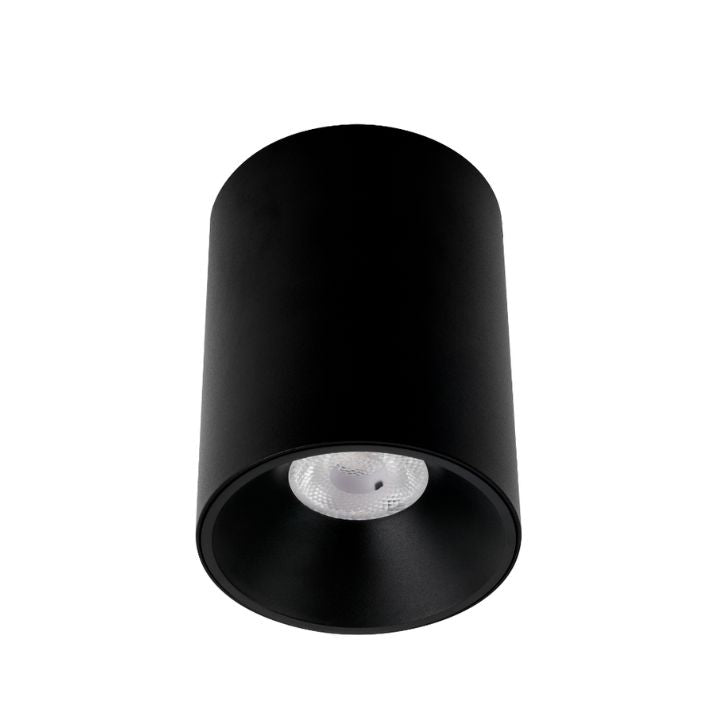 OREN 12W LED Surface Mounted Downlight Dimmable - Black