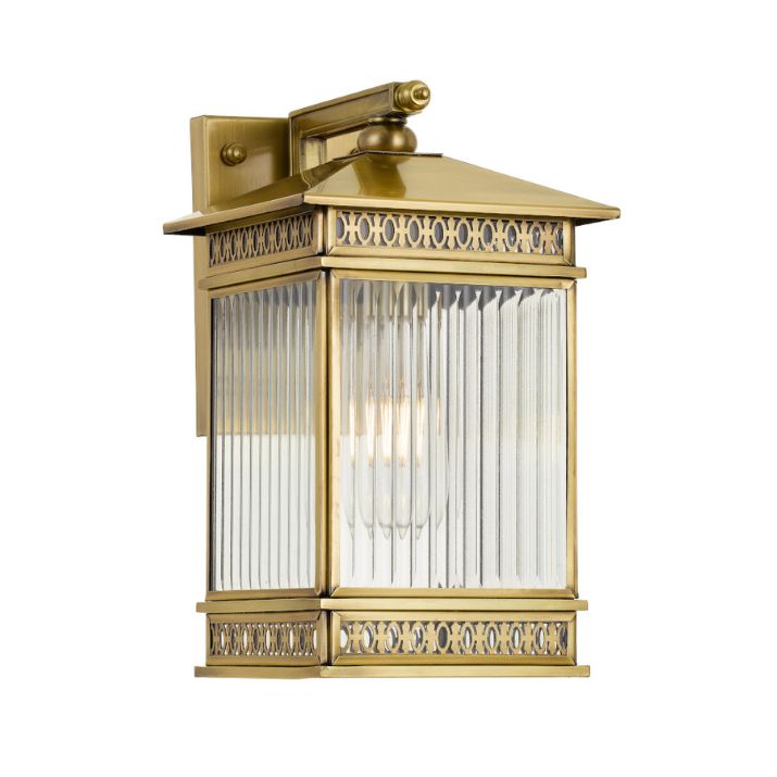 AVERA 15CM Exterior Wall Light - Brass