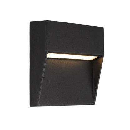 TERIN 24V Exterior Square Wall Light - Black