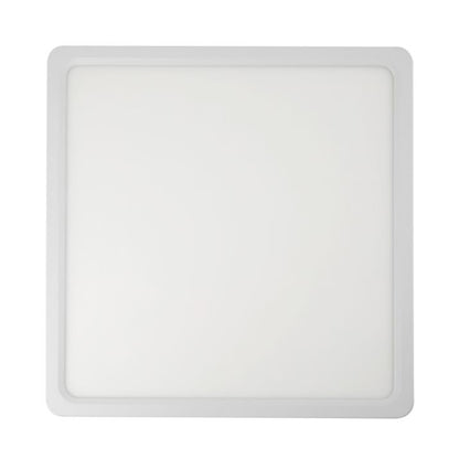 LUNOS 40CM 30W 3CCT Square LED Oyster Dimmable Ceiling Light - White