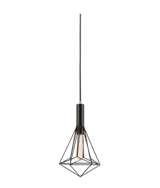 BLACKBAND: Diamond Shape Bird Cage Pendant Light