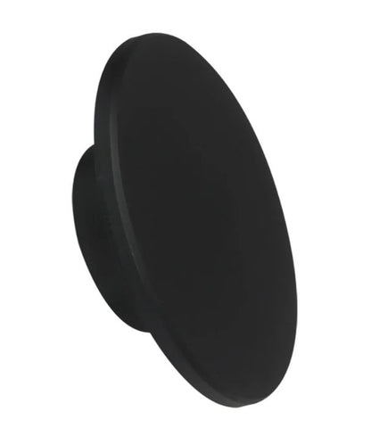 SHADOWTRI: Exterior LED Tri-CCT Round Backlit Wall Lights IP65 & IK08 (Diam: 250mm) - Black