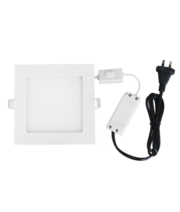 SLICKTRI: LED Dimmable Ultra Slim Tri-CCT Recessed Downlights (Square) - 9W