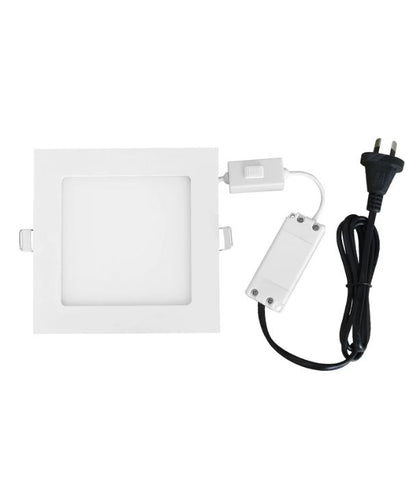 SLICKTRI: LED Dimmable Ultra Slim Tri-CCT Recessed Downlights (Square) - 9W
