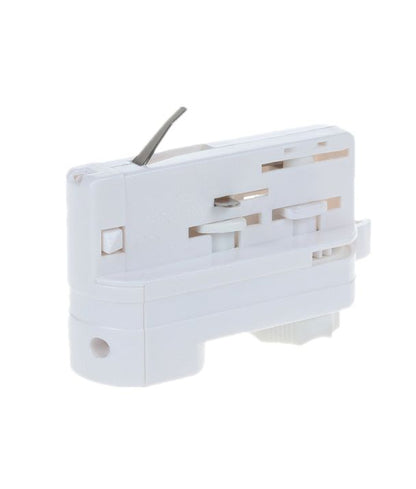 4 Wire 3 Circuit Track Pendant Light Adaptors - Adaptor (Big Hold Weight 10Kg Max) WHITE