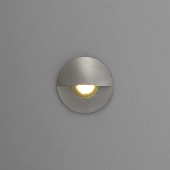 Halon Brass Step Light - Stainless Steel