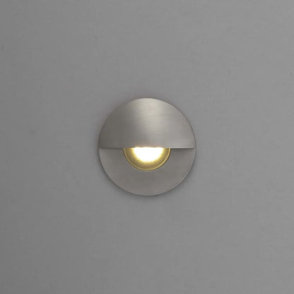 Halon Brass Step Light - Stainless Steel
