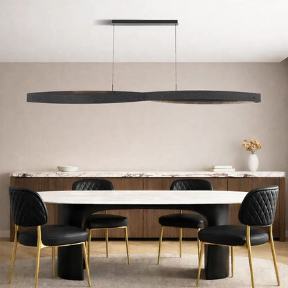 Arezzo 240cm Linear Pendant Light - Black