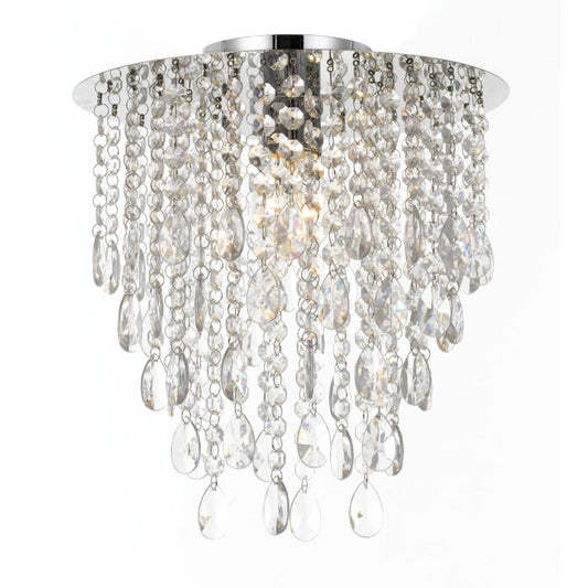 LOVEN Batten Fix Ceiling Light - Chrome