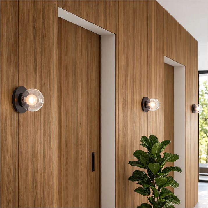 Mosari Wall Light - Black