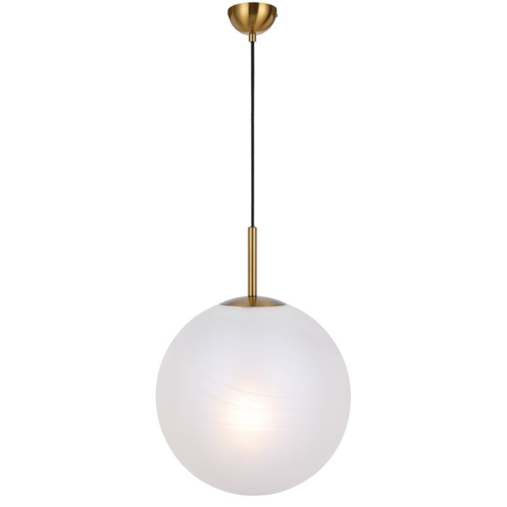 Bally 16 Pendant Light - Antique Gold / Alabastro