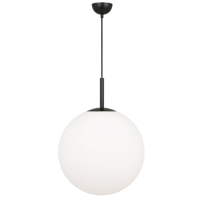 Bally 16 Pendant Light - Black / Opal Matt