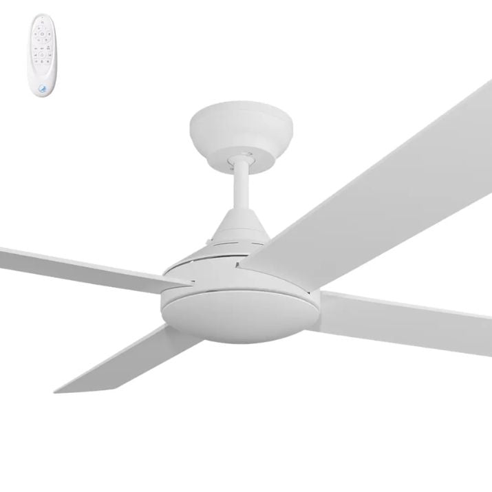 Calibo Kestrel 48" (1220mm) Indoor/Outdoor DC Ceiling Fan with Remote - White