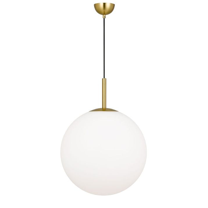 Bally 16 Pendant Light - Nickel / Opal Matt