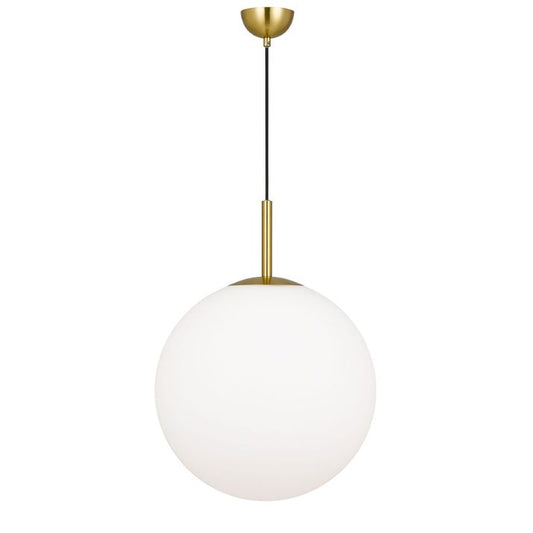 Bally 16 Pendant Light - Antique Gold / Opal Matt